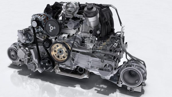 Porsche 911 Turbo S 3.8L Flat-6 Engine